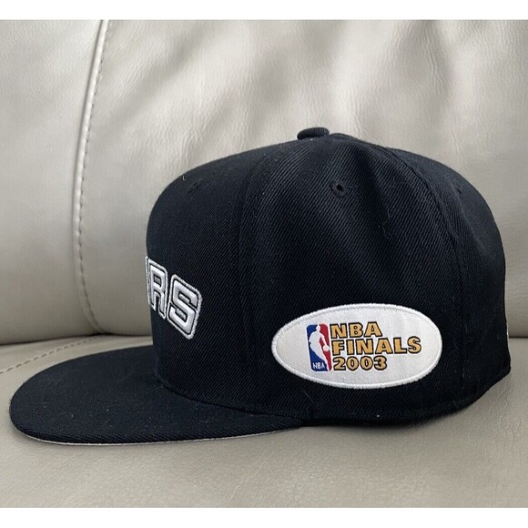VTG San Antonio Spurs Mitchell & Ness Hardwood Classic Fitted 7 1/2 Never Worn - Picture 2 of 8